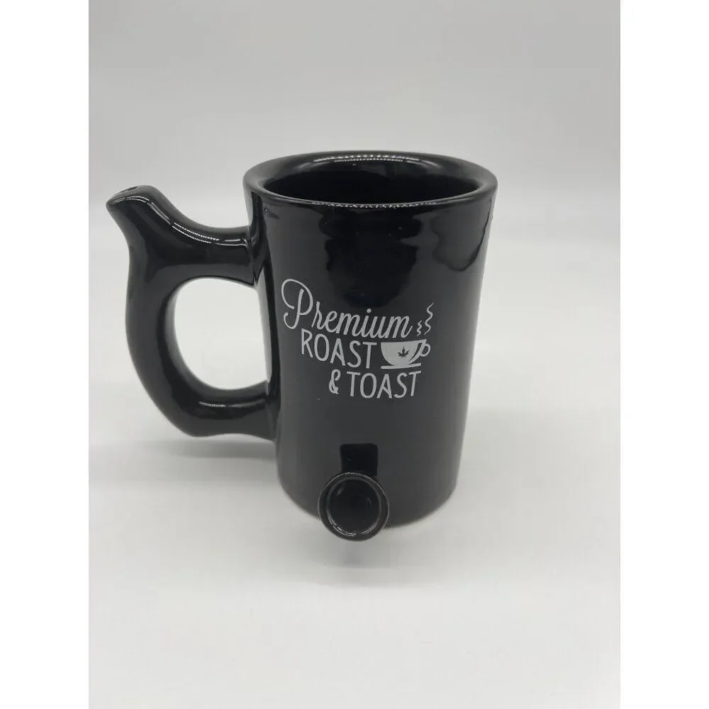 Black Coffee / Tea Mug “Premium Roast & Toast